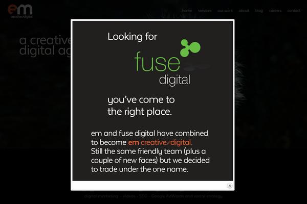 Em theme site design template sample