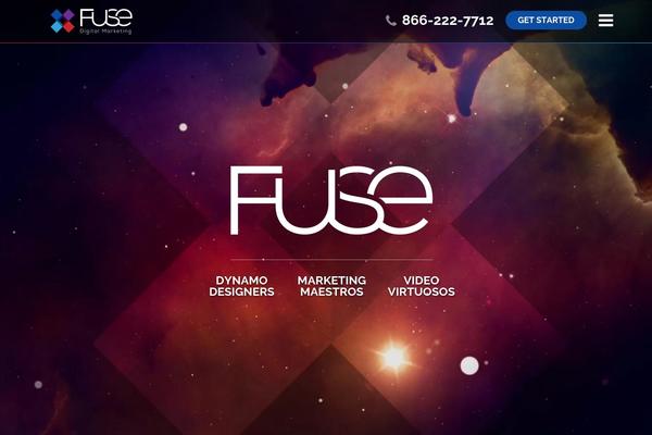 Fuse theme site design template sample