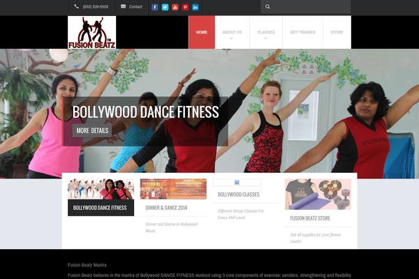 Fit Wp theme site design template sample