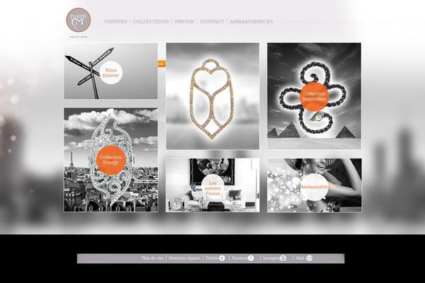 Fusion theme site design template sample