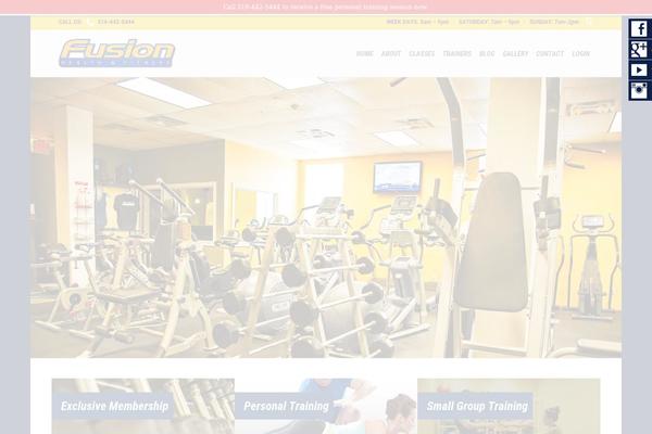 Fitness-wellness theme site design template sample