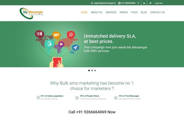 Ample theme site design template sample