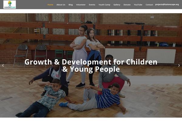 Goodwish theme site design template sample
