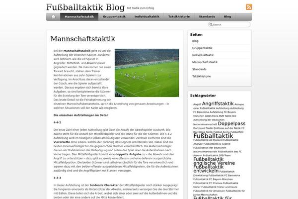 iBlog theme site design template sample