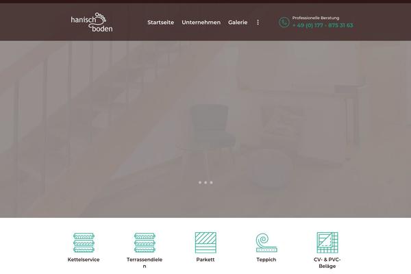 Mahogany theme site design template sample