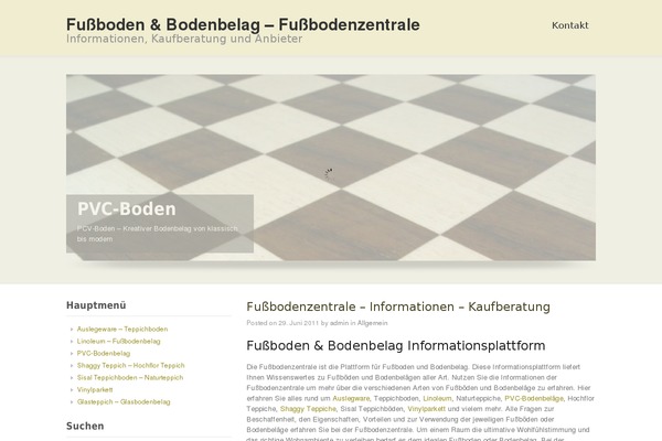 fussboden-zentrale.de site used Simplicity