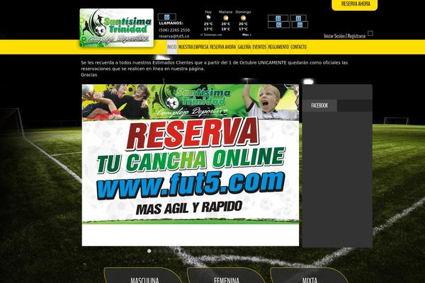 Strappress theme site design template sample
