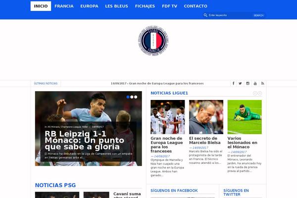 futboldesdefrancia.com site used Daily Newscast