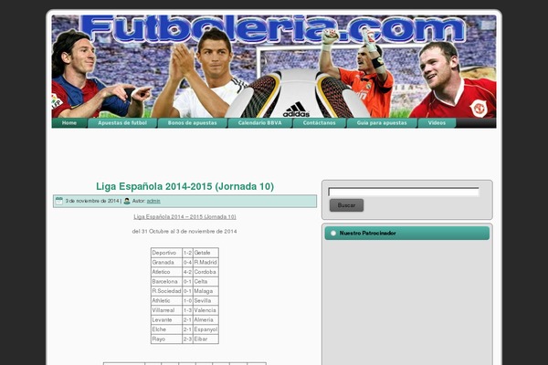 Site using WP Club Manager - Manage your sports club plugin