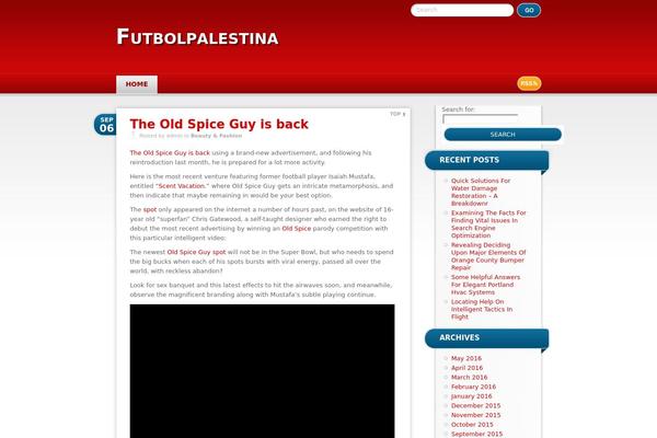 RedBel theme site design template sample