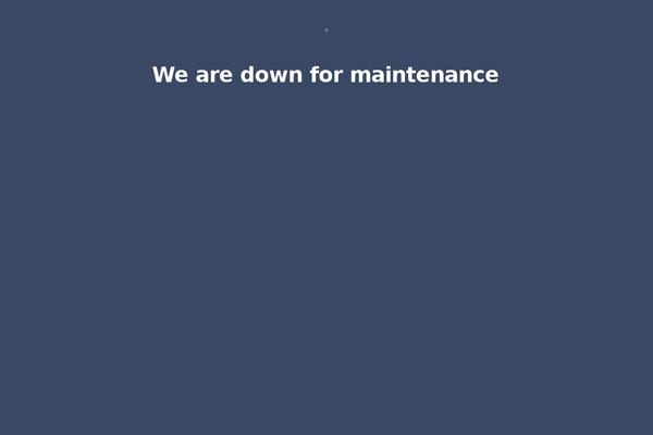 Site using Maintenance Mode plugin