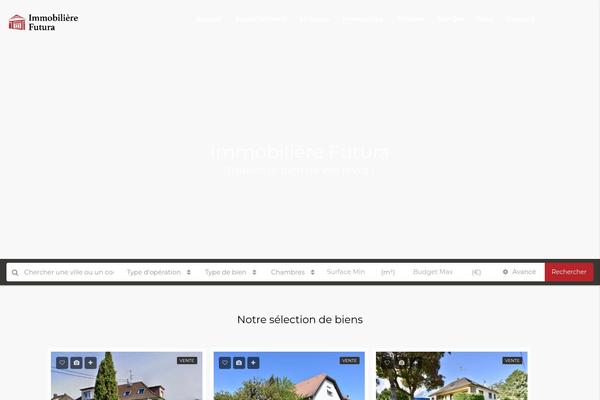 Houzez theme site design template sample
