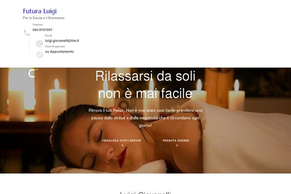 Blossom Spa theme site design template sample