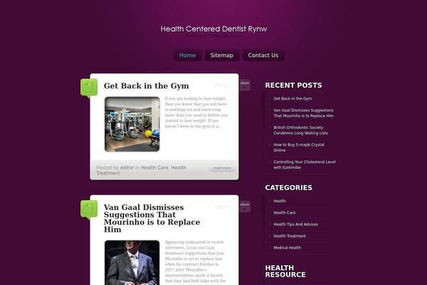 LightBright theme site design template sample