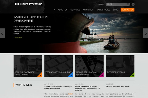 Future theme site design template sample