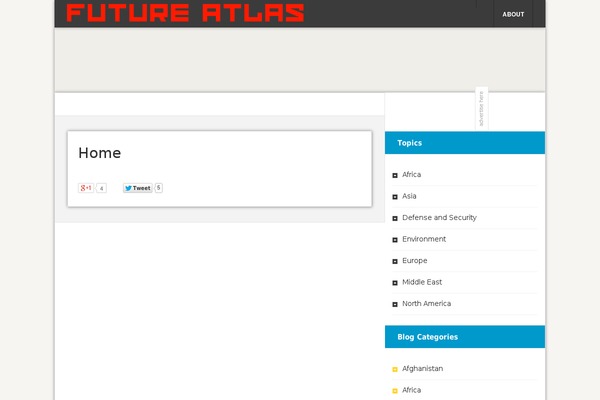 futureatlas.com site used Mogoze-wp-1.7