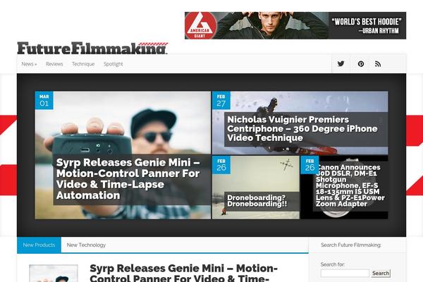 futurefilmmaking.com site used Divi2