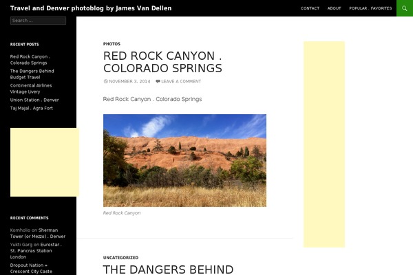 Twenty Ten theme site design template sample