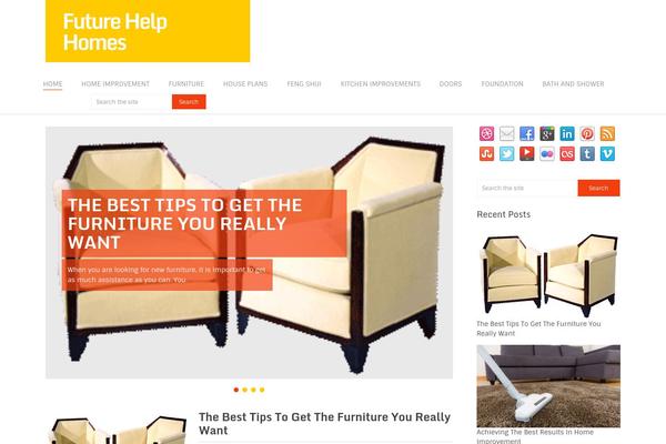 Spike theme site design template sample