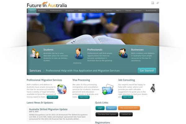 Zakra theme site design template sample