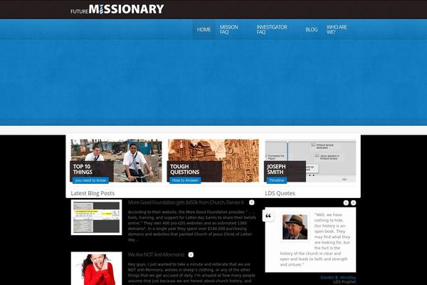 Churchope theme site design template sample