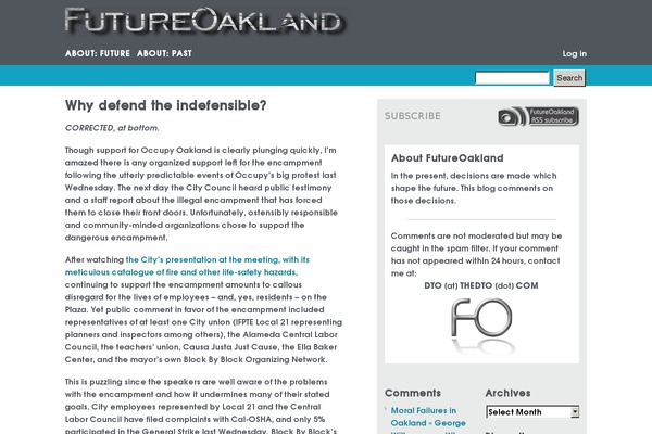 Carrington Blog theme site design template sample