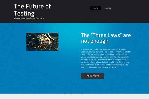 Alexandria theme site design template sample