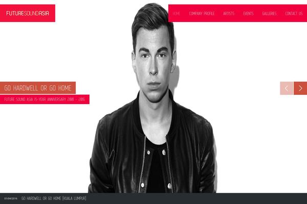 Muse theme site design template sample
