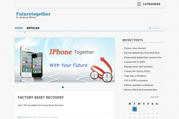 Supernova theme site design template sample