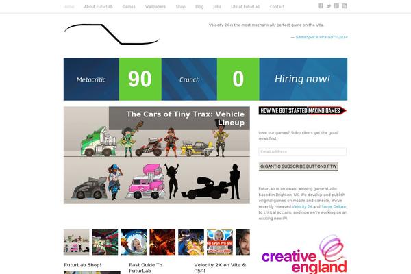 futurlab.co.uk site used Gutentype-child