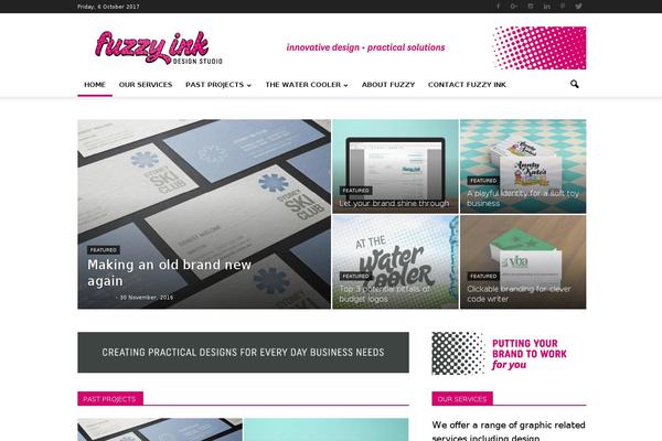Newspaper theme site design template sample