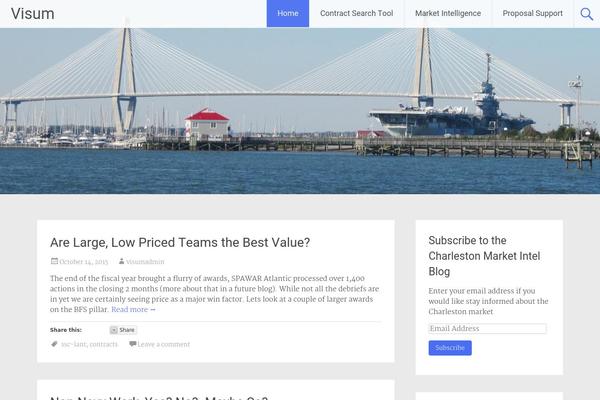 Radiate theme site design template sample