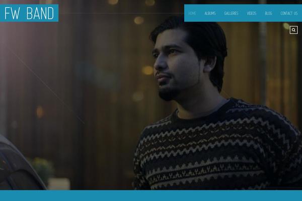 Music theme site design template sample