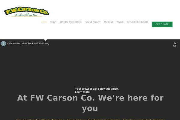 fwcarsonco.com site used Fwcarson