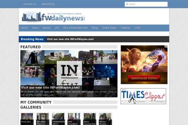 Novelti theme site design template sample