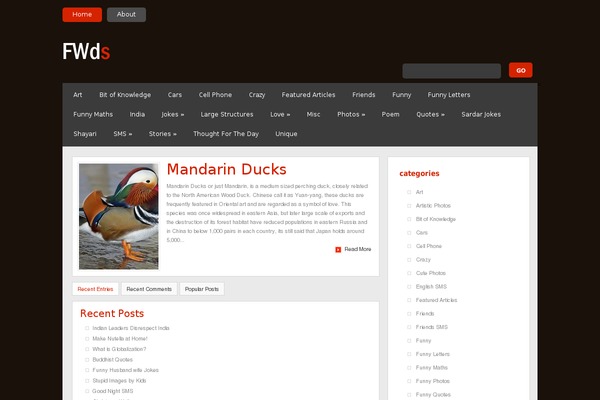 Quadro theme site design template sample