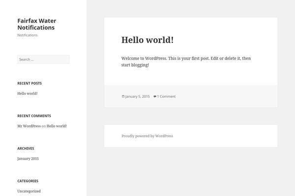 Site using Blog Post Calendar Widget plugin