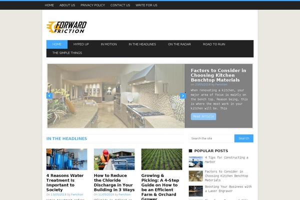 Site using Super RSS Reader plugin