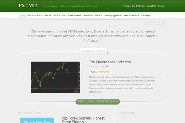 Site using WP Review plugin