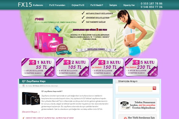 Fx15 theme websites examples