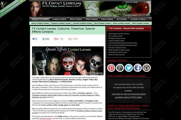 Site using BNS Corner Logo plugin