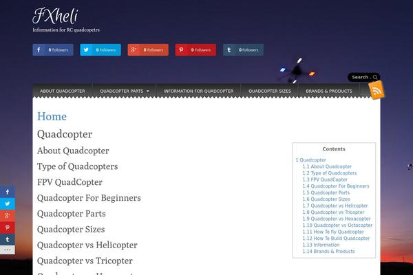 Snowblind theme site design template sample