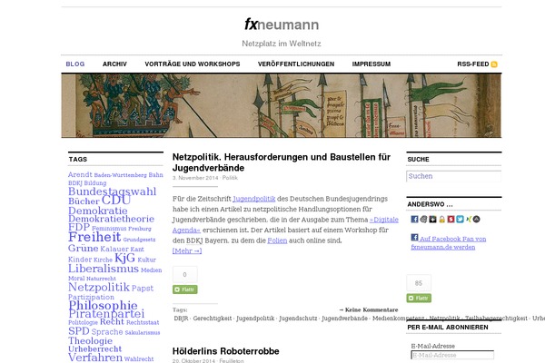 Site using Shariff for WordPress plugin