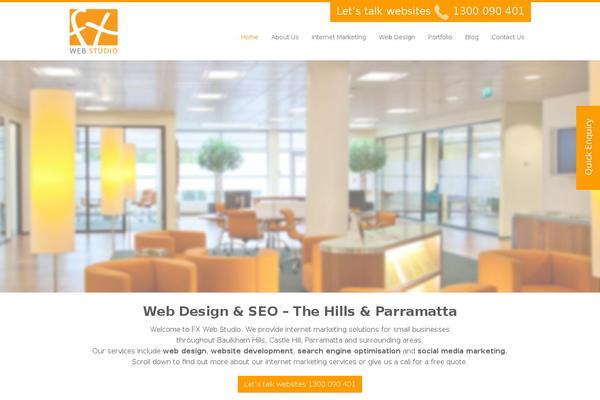 Webstudio theme site design template sample