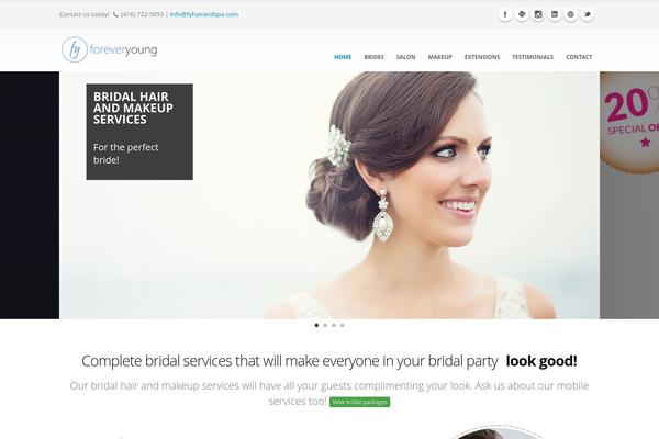 Porto theme site design template sample