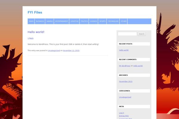 fyifiles.com site used Smtheme