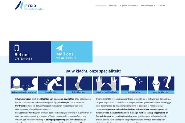 fysiotherapiedrechtsteden.nl site used Chiropractor_child_theme