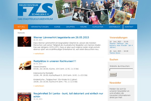 VegaDays theme site design template sample