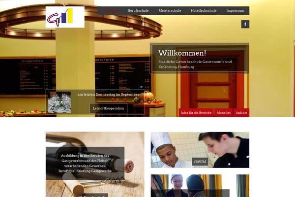 Forked theme site design template sample