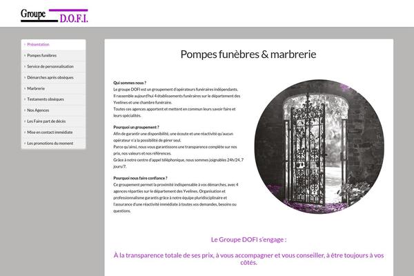 Site using Advanced iFrame plugin